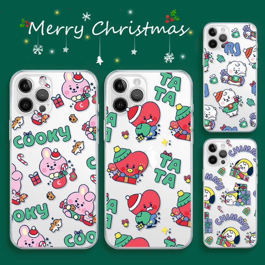 bt21 christmas phone case for iphone ,for samsung - kikigoods