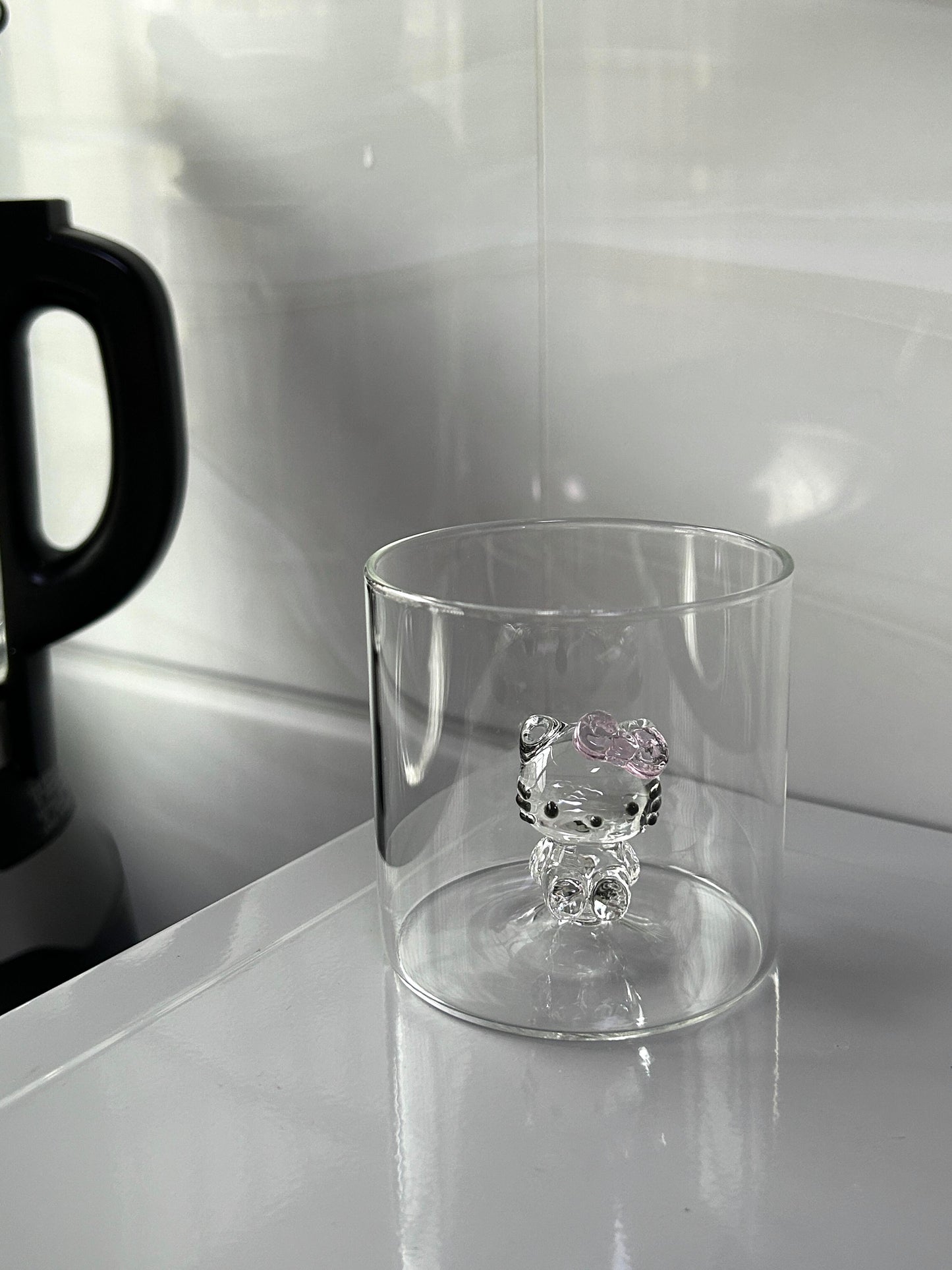 3D Hellokitty Glasses Drinking Glasses Coffee Cup