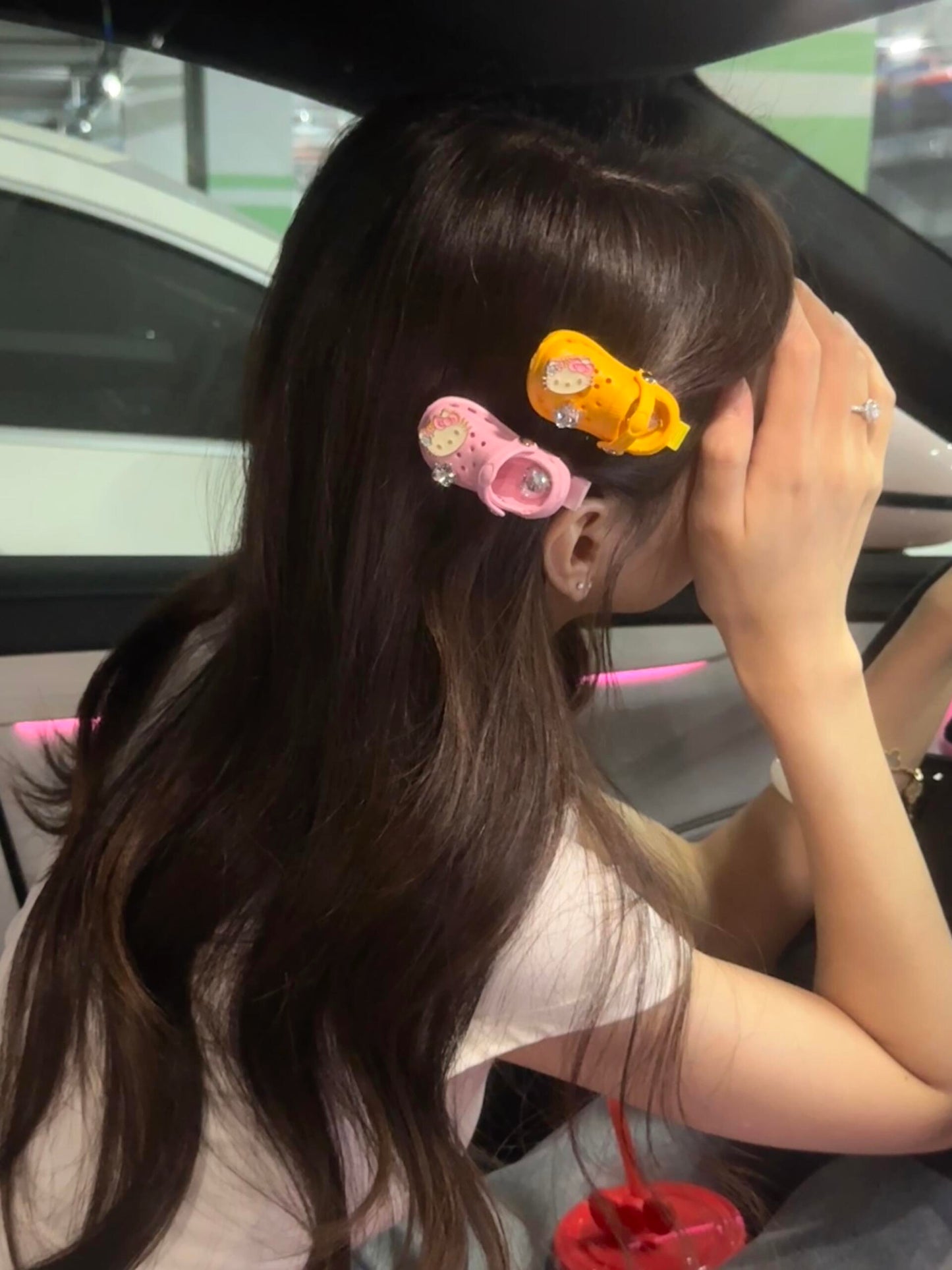 Hellokitty Mini Crocs Handmade Accessories Hairpins