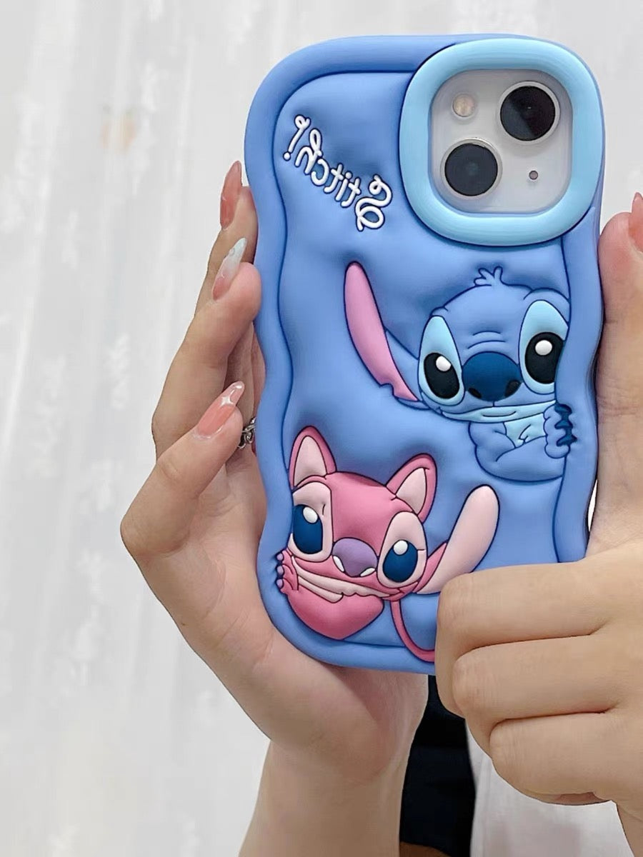 Silicone Stitch and Angie Phone Case - kikigoods