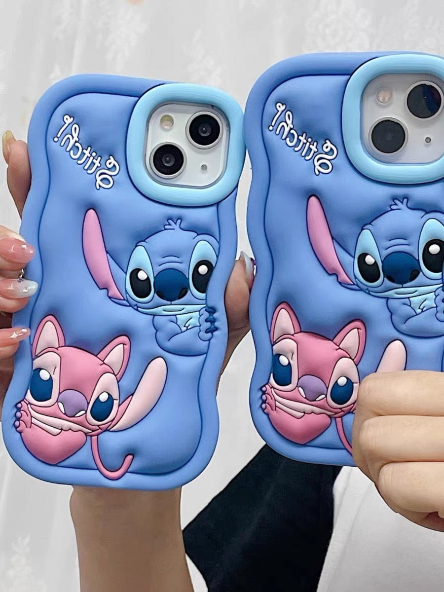 Silicone Stitch and Angie Phone Case - kikigoods