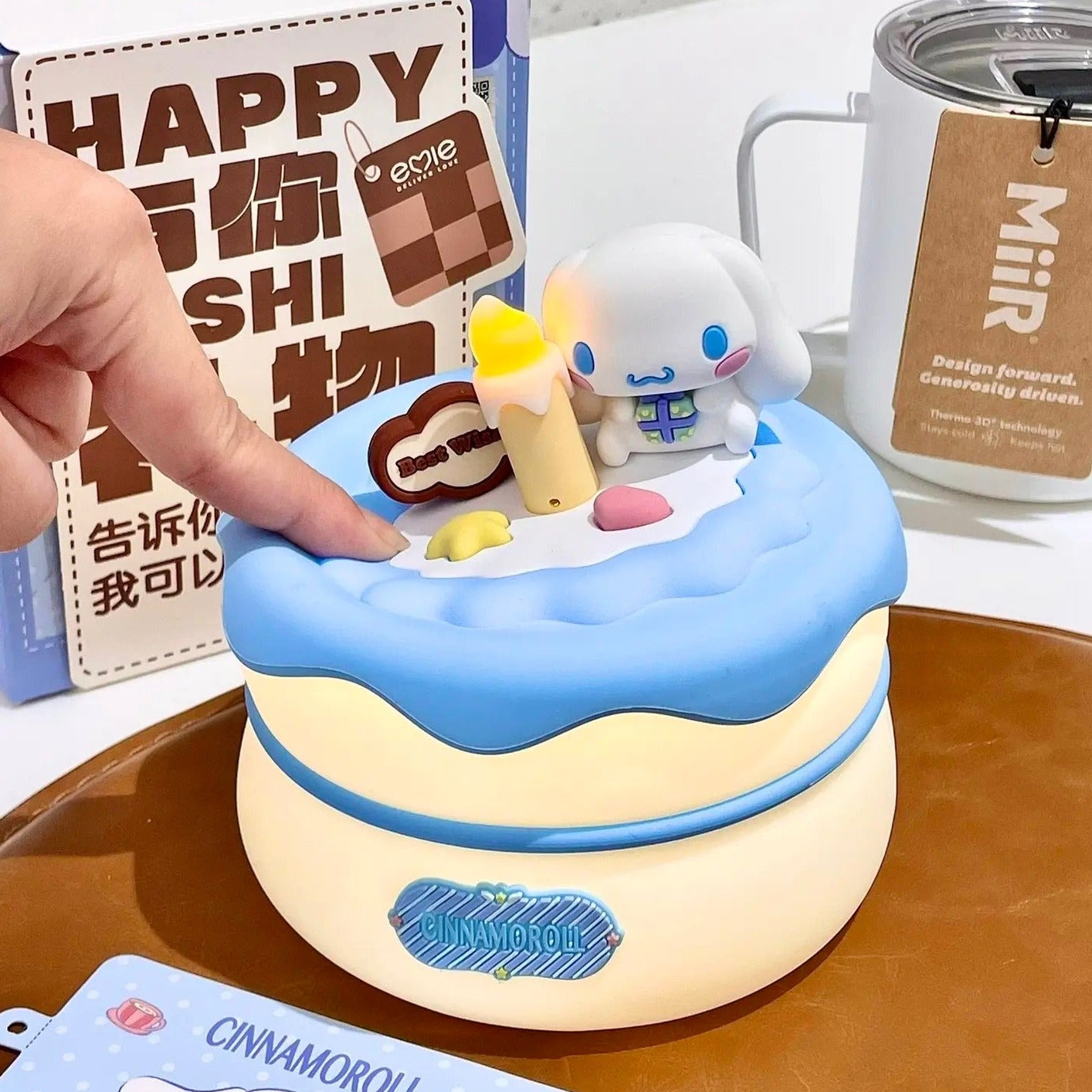 Sanrio Cinnamoroll Cake Night Light