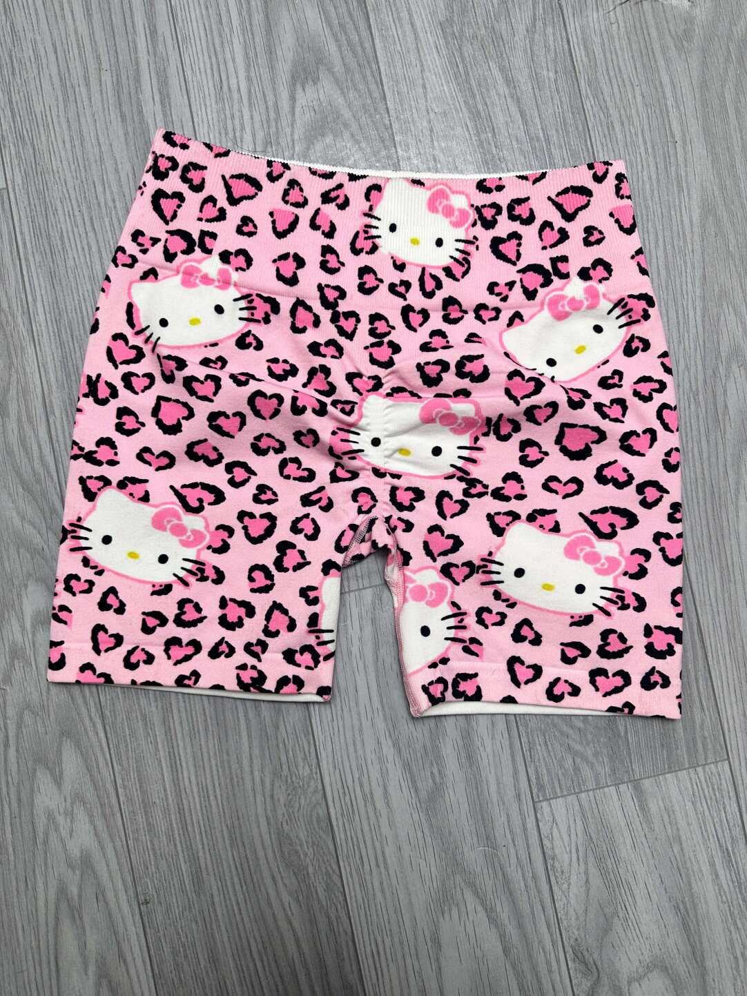 Hellokitty Cute Workout Shorts for Women Seamless Scrunch Short Gym Yoga Running Sport Active Exercise Fitness Shorts
