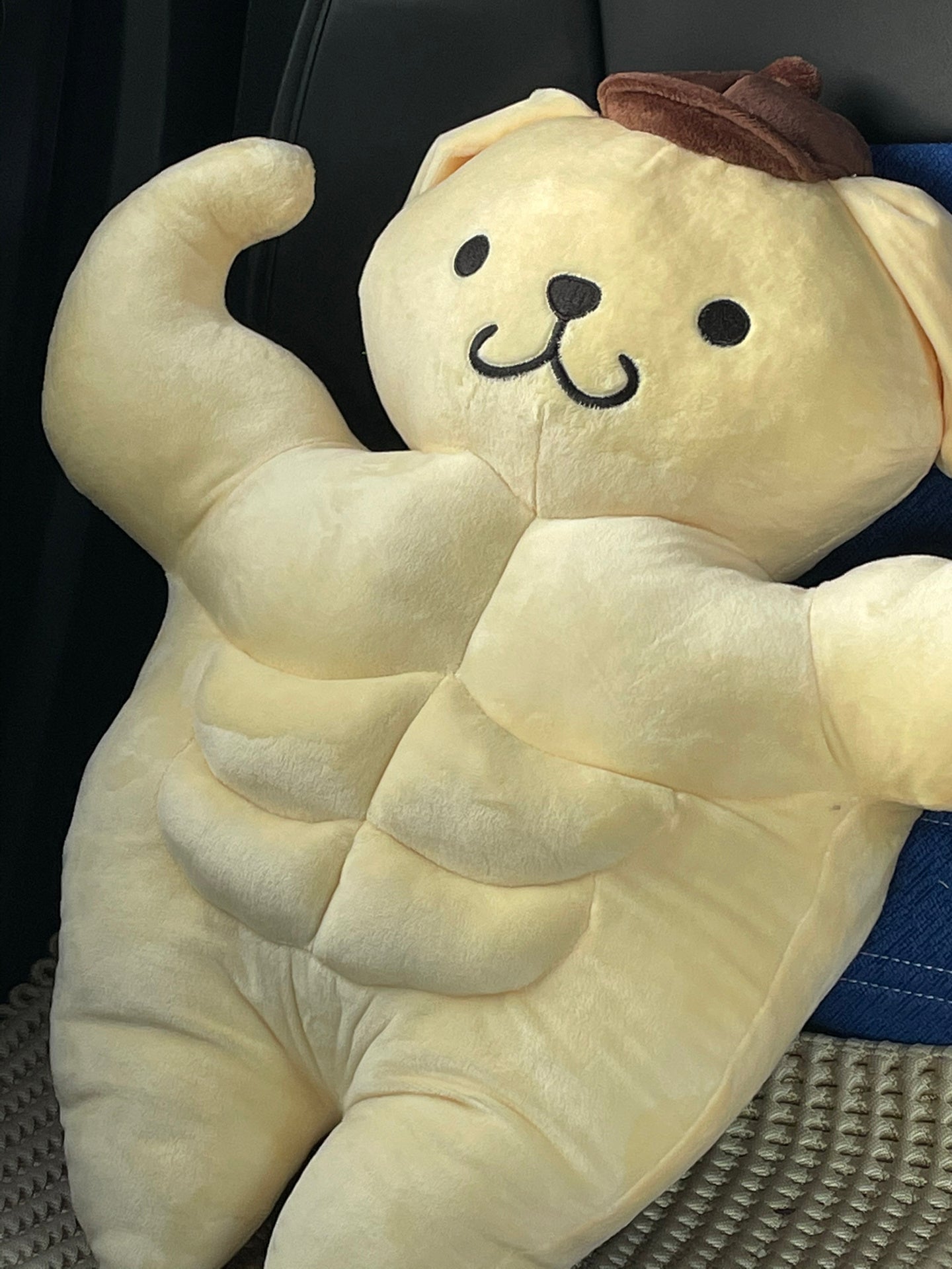 KT Tan Funny Plush Toys, Cute Cartoon Pillow, Creative Gift