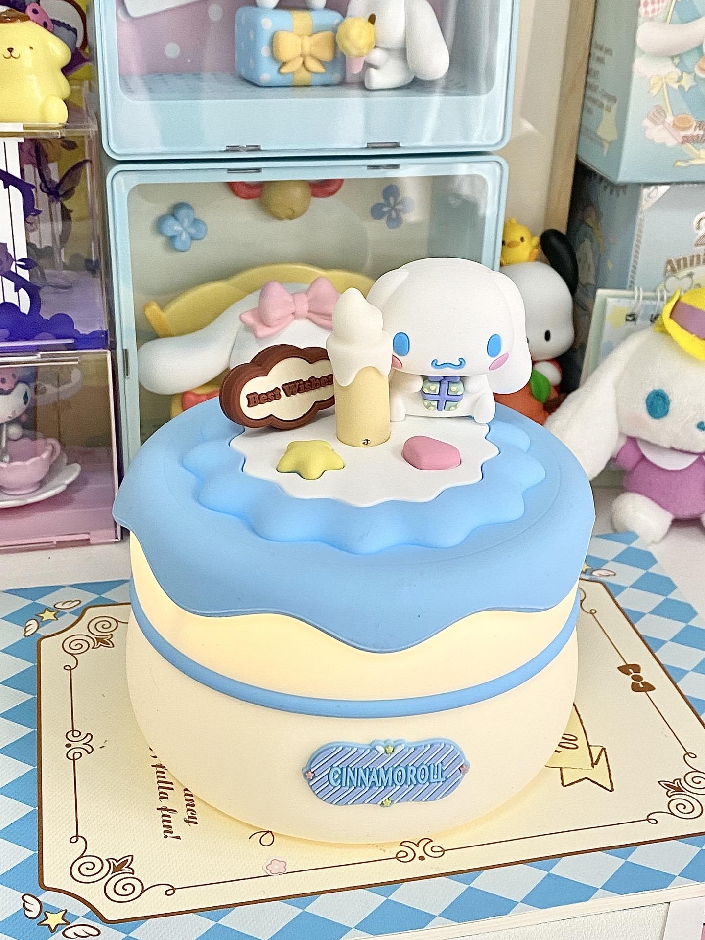 Sanrio kuromi cinnamoroll  Cake night light bedroom lamp