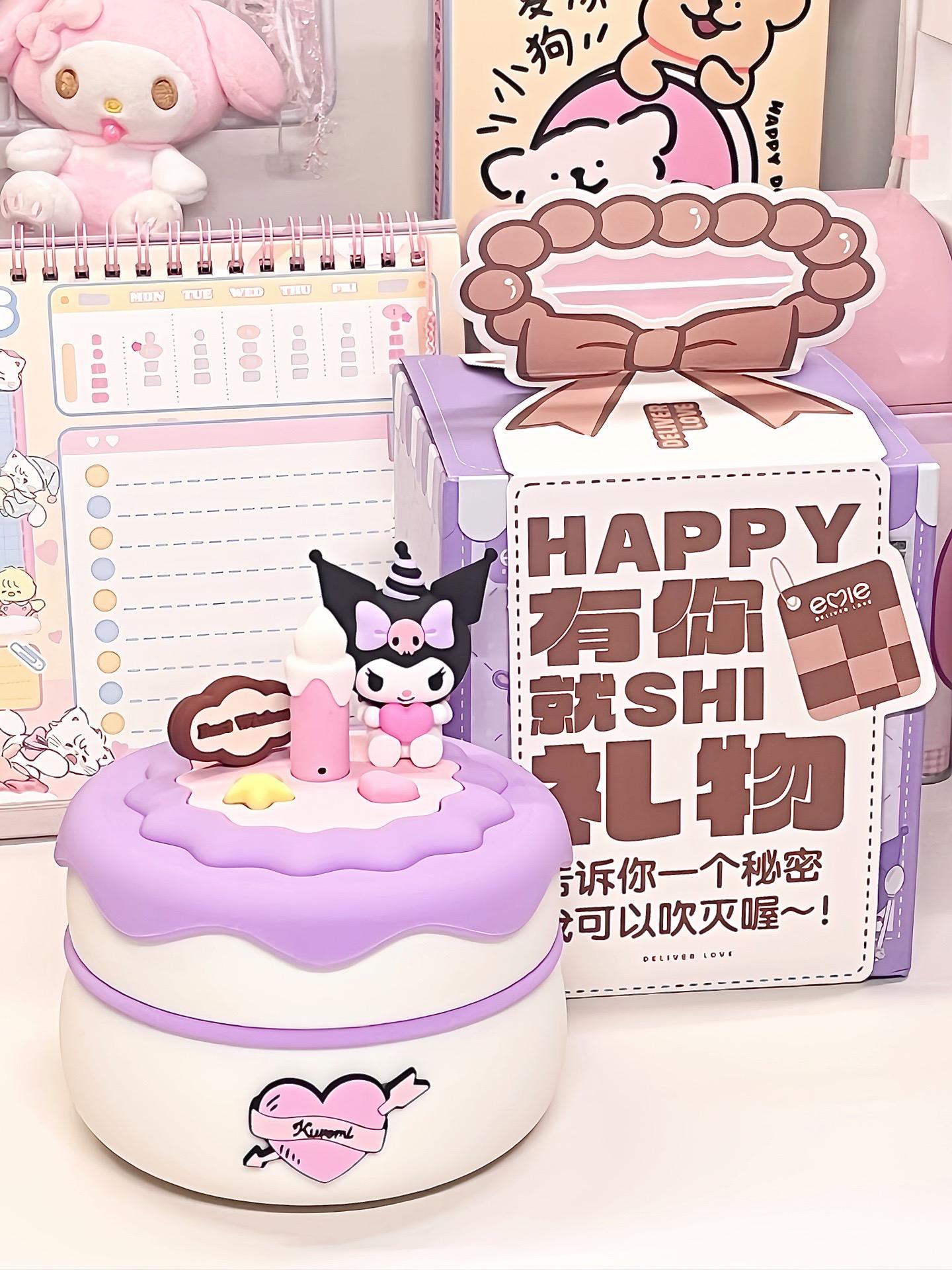 Sanrio kuromi cinnamoroll  Cake night light bedroom lamp