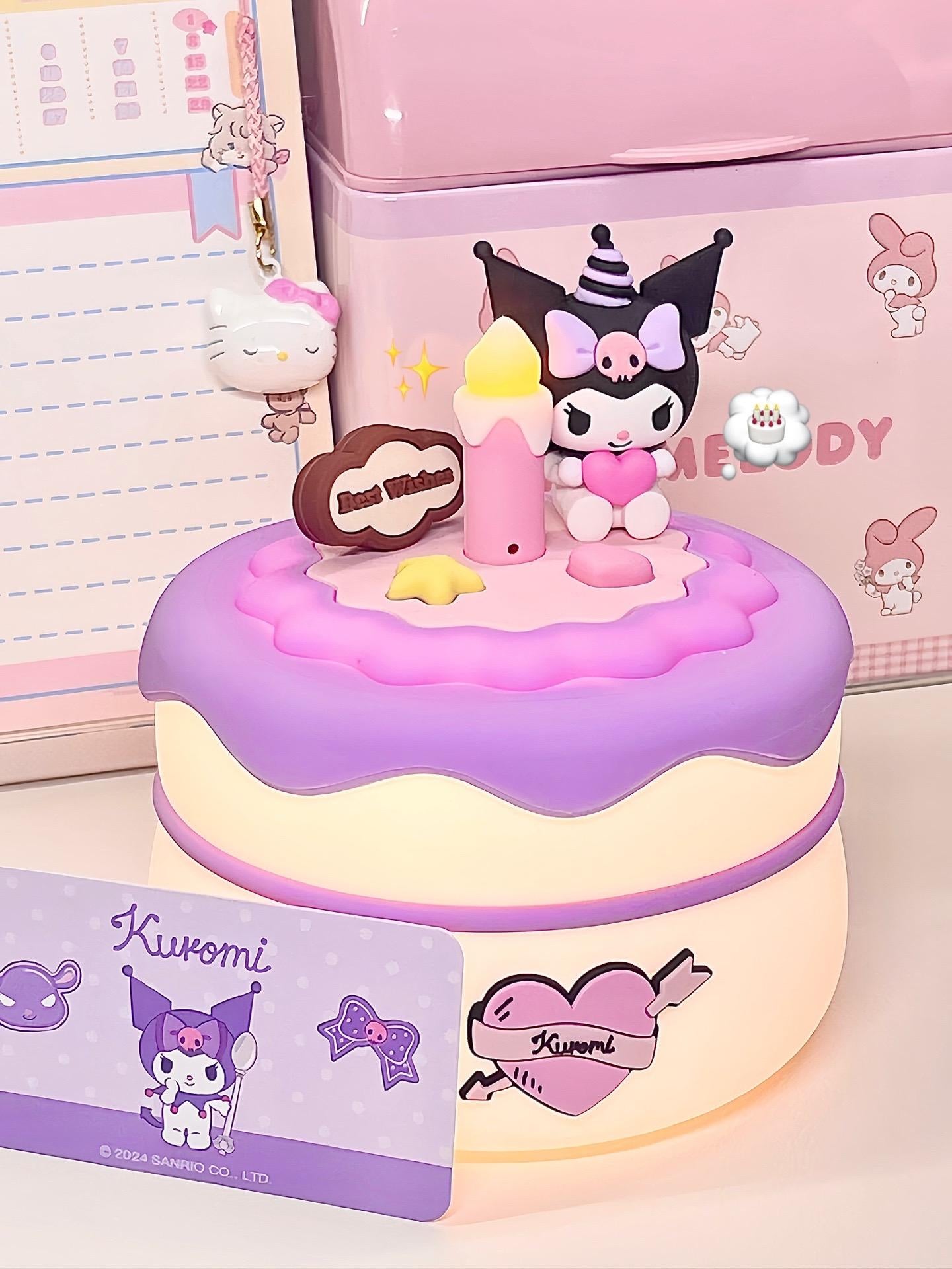 Sanrio kuromi cinnamoroll  Cake night light bedroom lamp