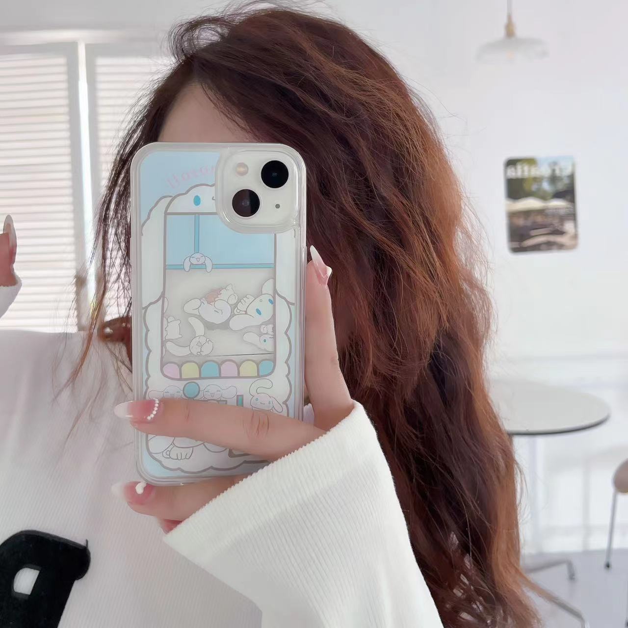 cinnamoroll cartoon quicksand iphone case（iPhone 15 series updated） - kikigoods