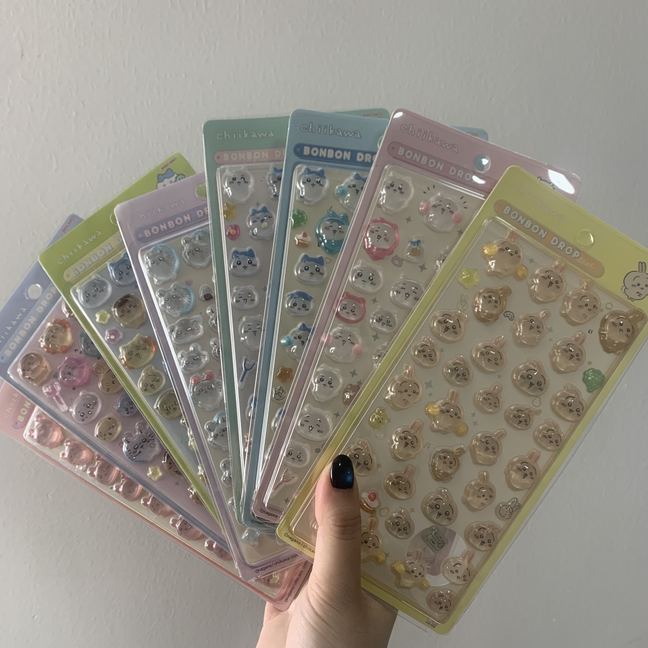 chiikawa 3d puffy stickers