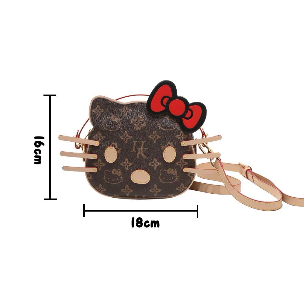 Hellokitty Large Purse Bag Top Handle Clutch Crossbody Handbag Ladies Accessories Gift