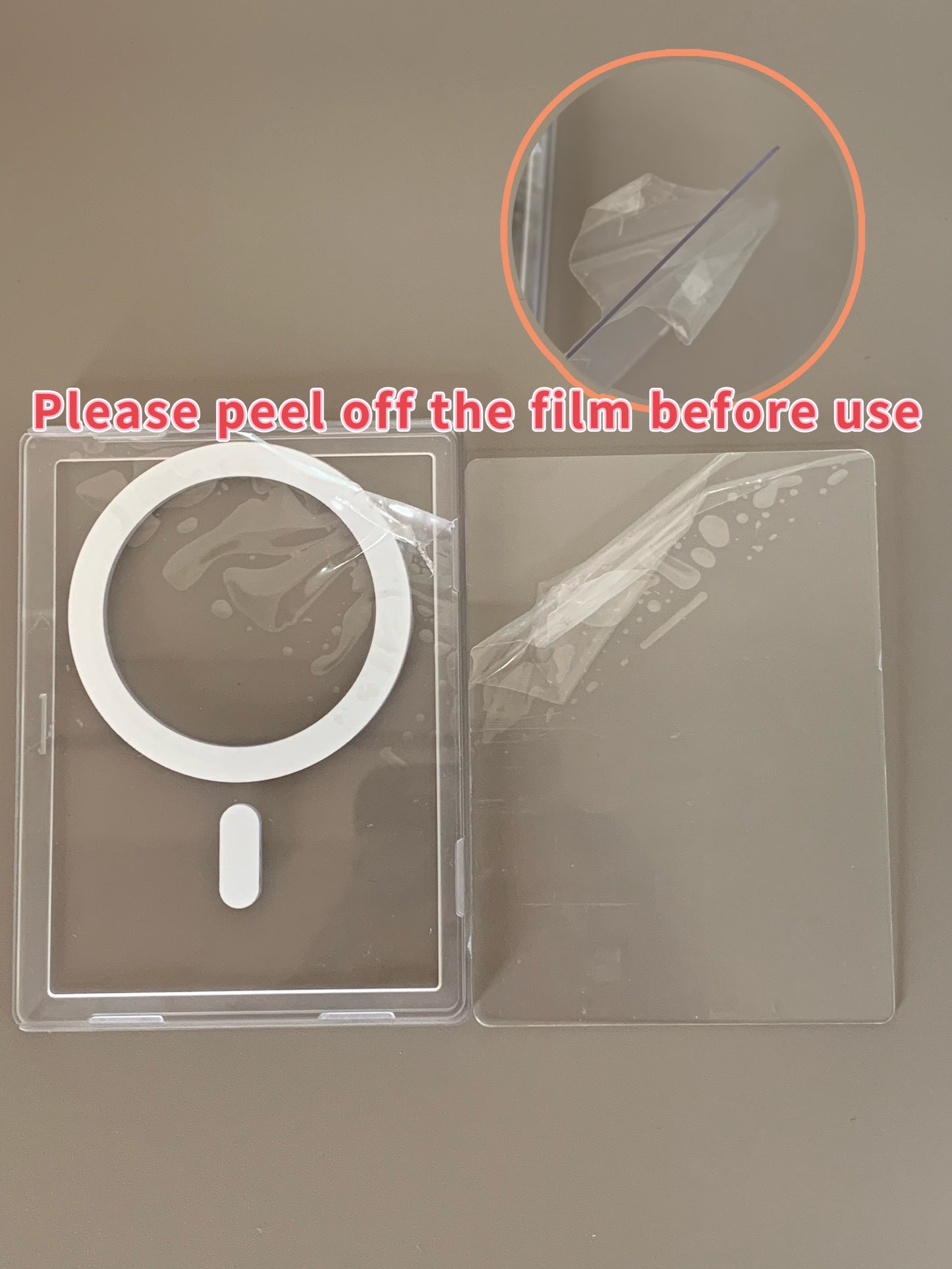 Clear Magnetic Card Case for Pokémon Cards Sleeve Fit kpop card holder