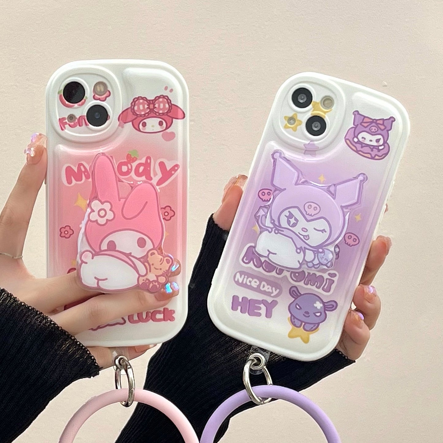 iphone cartoon air cushion phone case - kikigoods