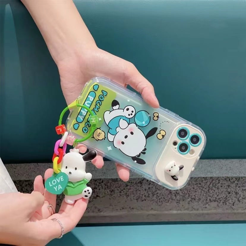 3D Sanrio Cartoon pendant mirror iphone case Sanrio phone case ( iPhone 15 series updated) - kikigoods