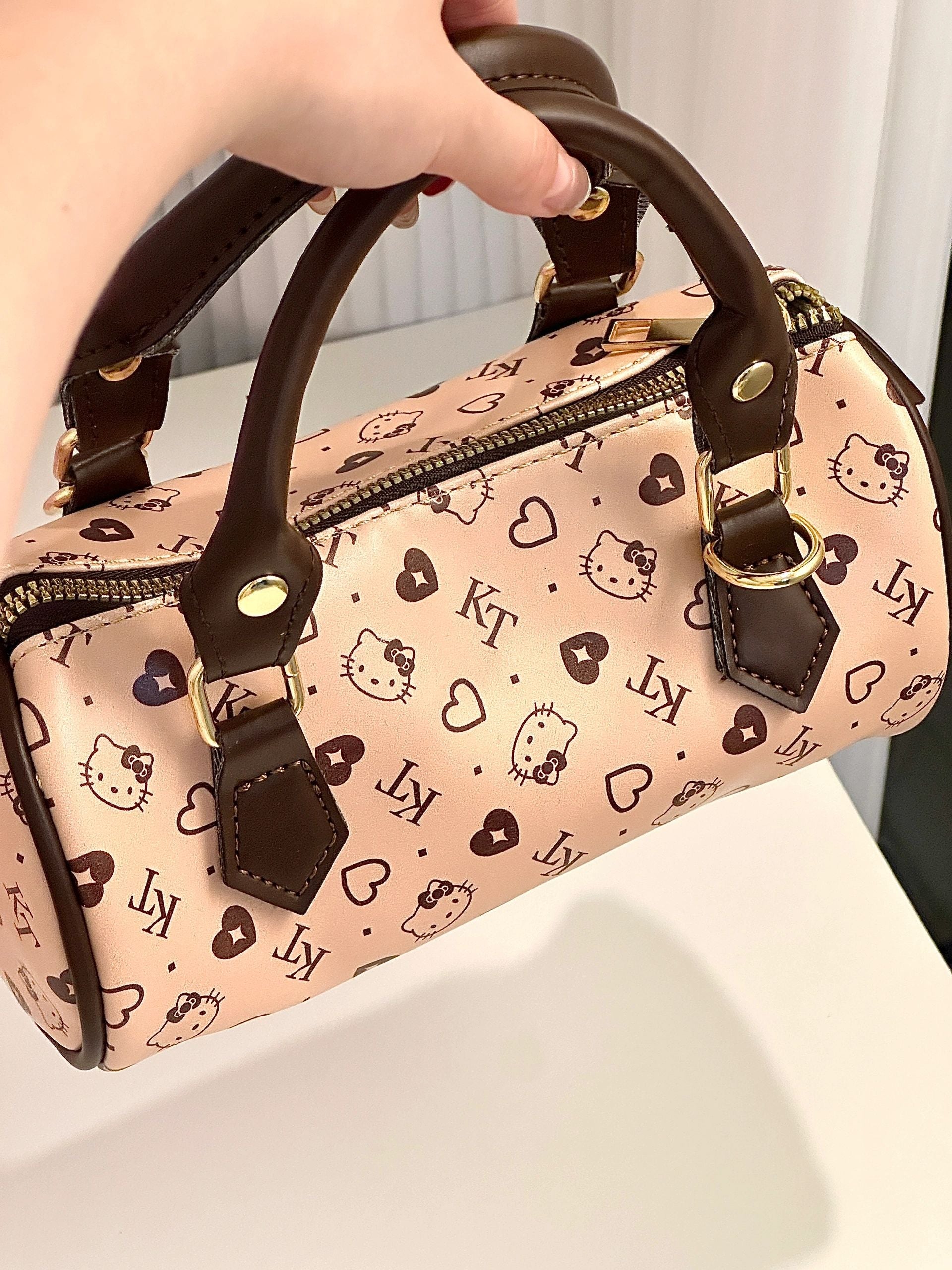 Hellokitty Brown Casual Handbag - kikigoods