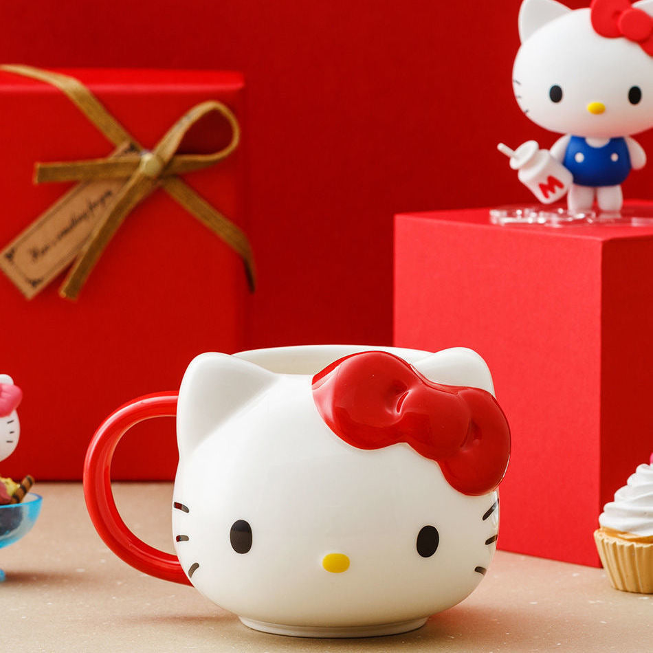 Sanrio Cute Ceramic Coffee Mug Christmas Birthday Novelty Gifts for Women Kids - kikigoods