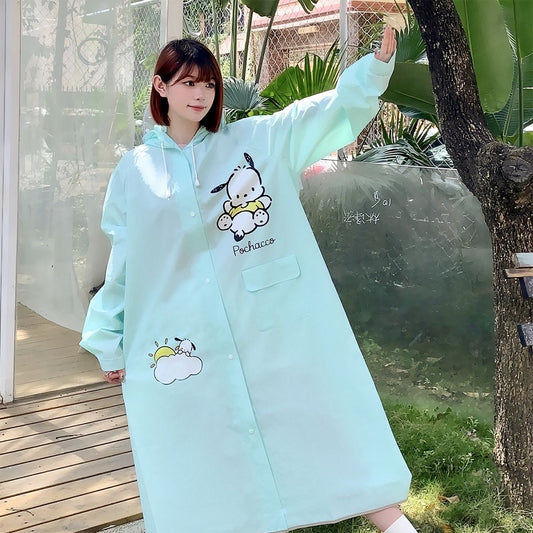 Pochacco Mint Raincoat - kikigoods