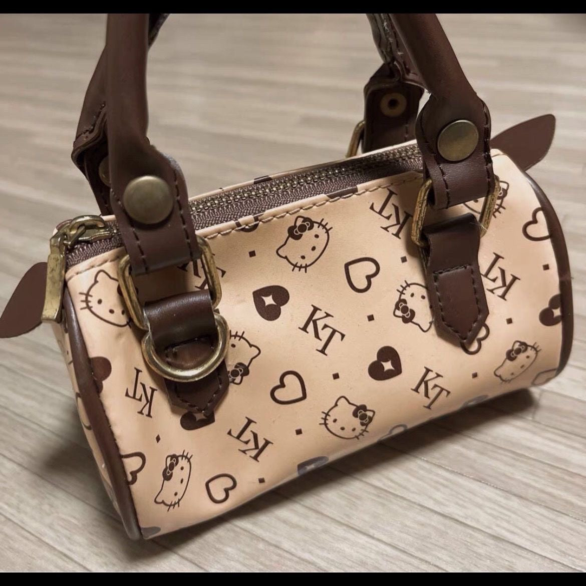 Hellokitty Brown Casual Handbag - kikigoods