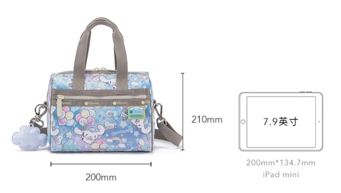 LeSportsac Cinnamoroll Dreamy Balloon Boston Bag - kikigoods