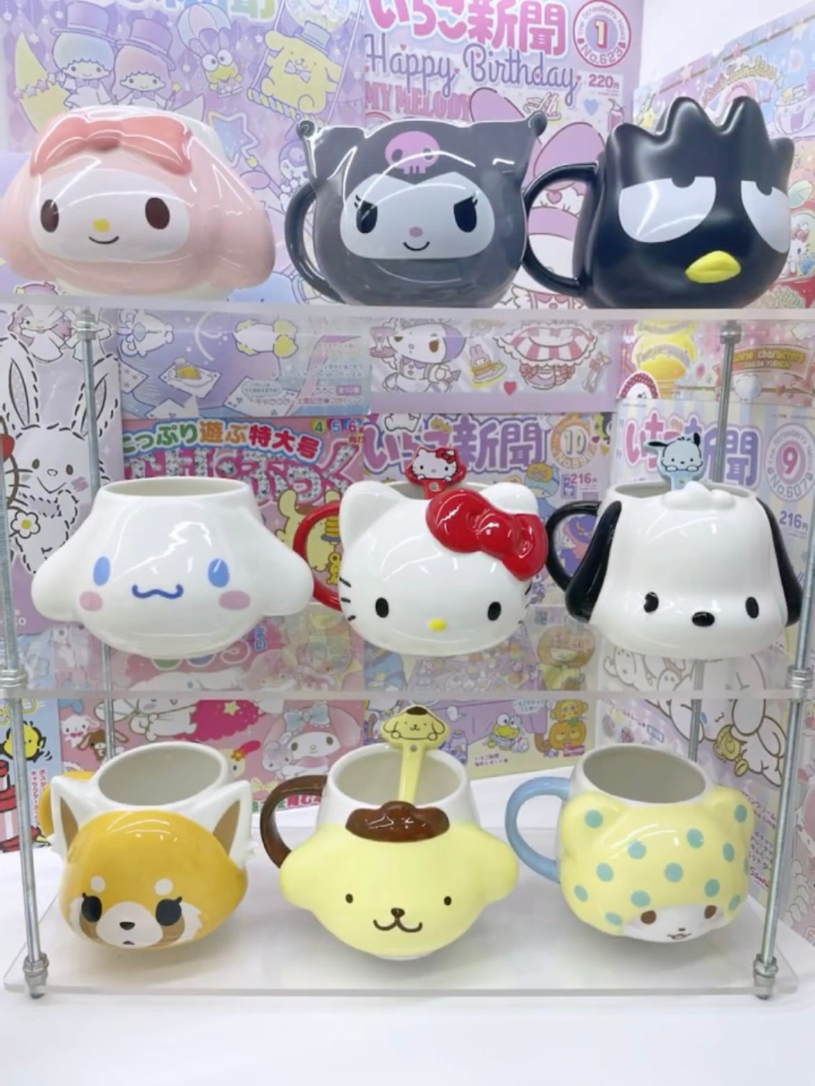 Sanrio Cute Ceramic Coffee Mug Christmas Birthday Novelty Gifts for Women Kids - kikigoods
