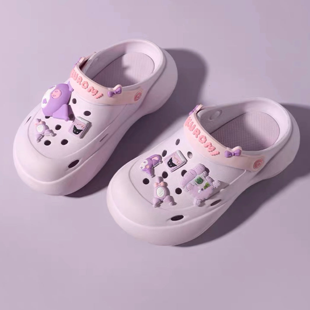 Sanrio Clogs Platform Shoes Sandal Casual Summer for Woman - kikigoods