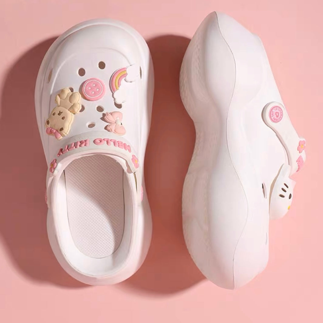 Sanrio Clogs Platform Shoes Sandal Casual Summer for Woman - kikigoods