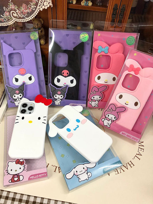 Sanrio Silicone Cute Kawaii Soft Phone Case - kikigoods