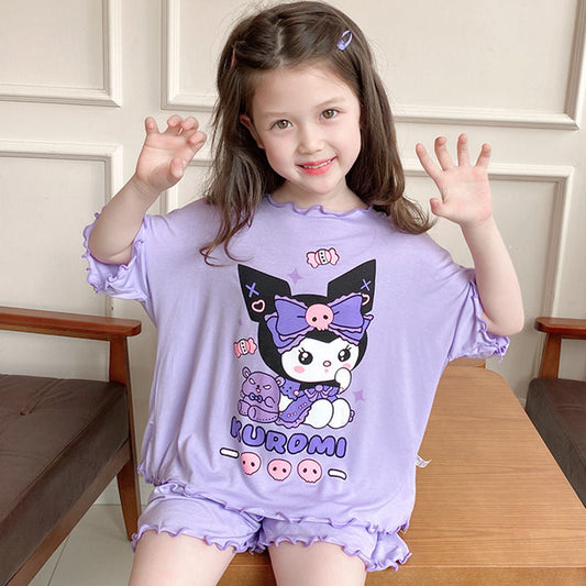 Sanrio Kids Pajamas with Scalloped Edges - kikigoods