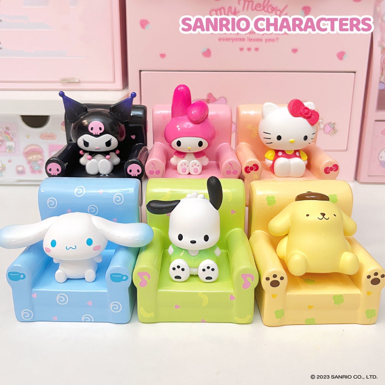 Sanrio Sitting on Chairs Blind Box - kikigoods