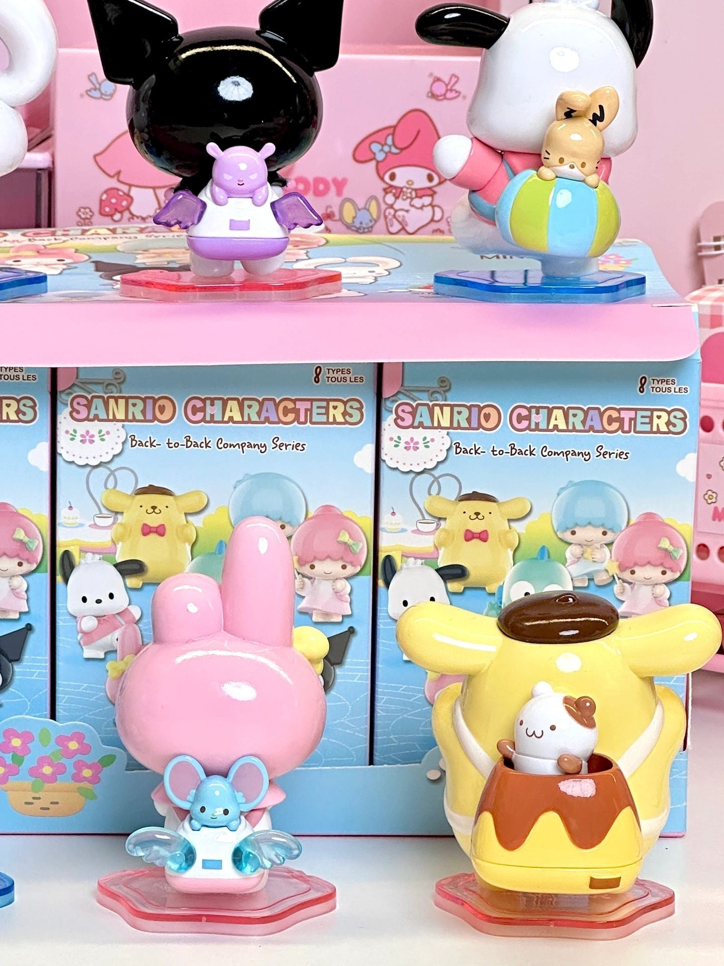 Sanrio Miniso Back To Back Company Blind Box Figures - kikigoods