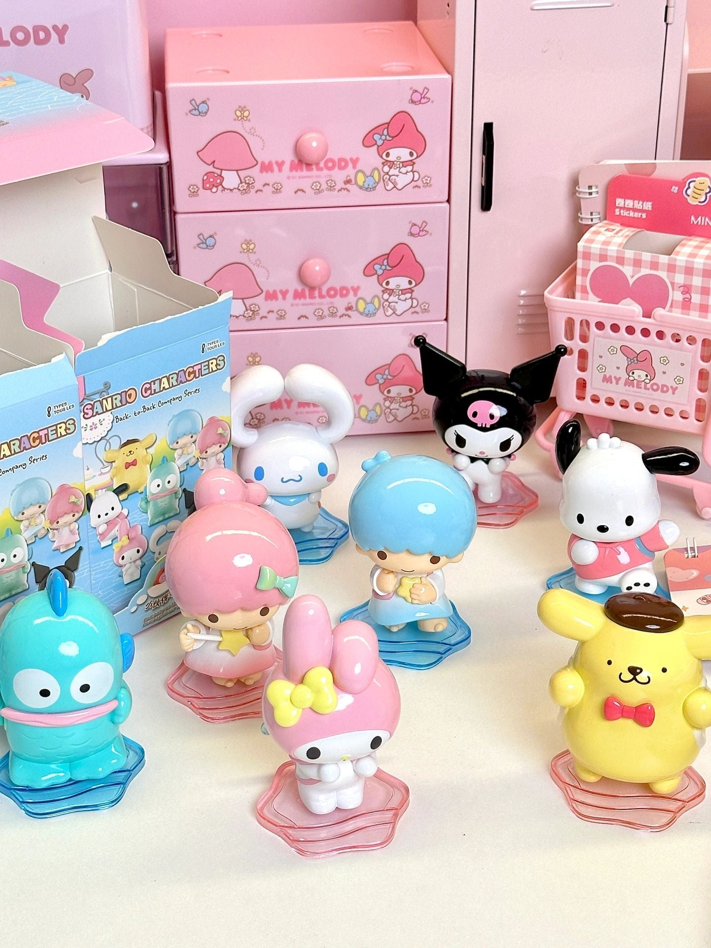 Sanrio Miniso Back To Back Company Blind Box Figures - kikigoods