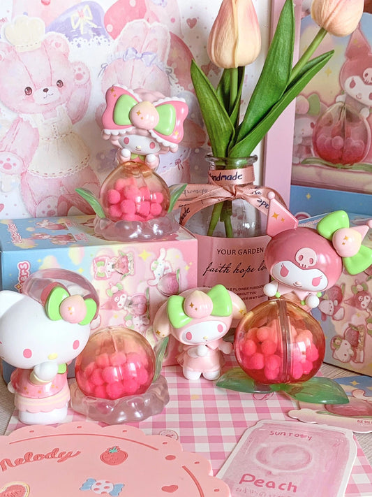 Sanrio Toptoy Vitality Peach Paradise Blind Box Figures - kikigoods