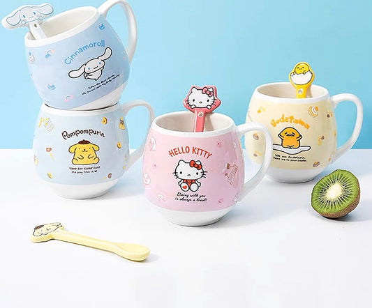 Sanrio Mug With Spoon - kikigoods