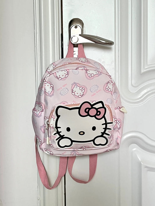 Sanrio Pocket Adult Womens Double Strap Shoulder Bag Purse Backpack - kikigoods