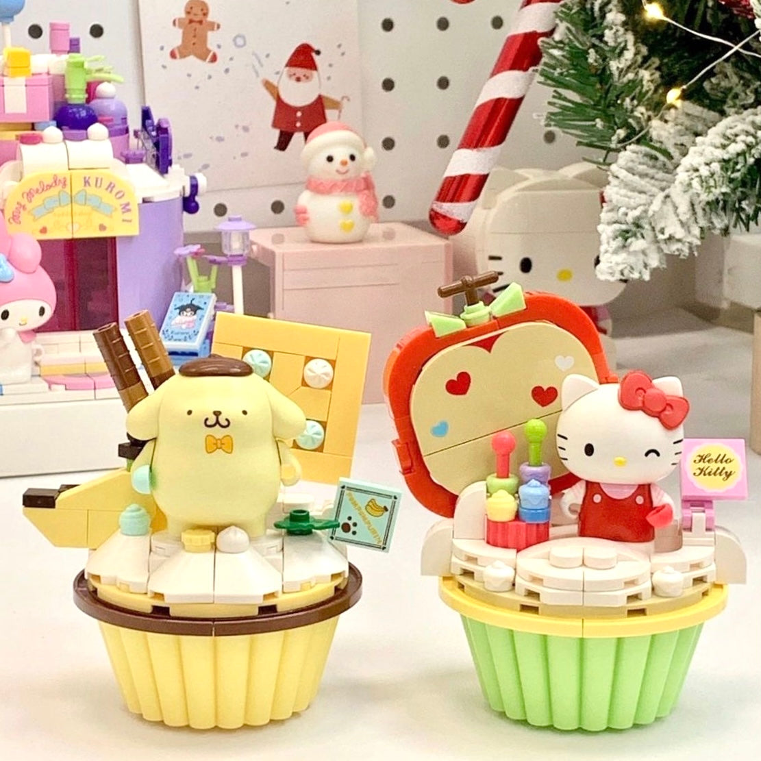 Keeppley Sanrio Fruit Cupcake Building Block - kikigoods