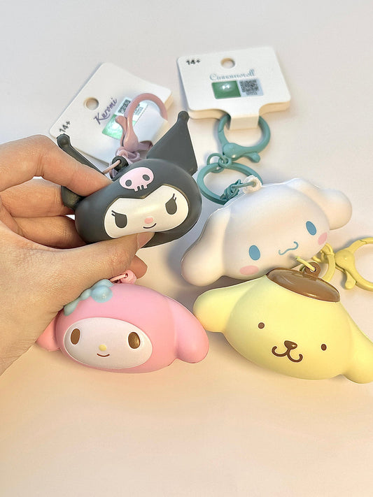 Sanrio Slow Rising Cute Squishy Toy Keychain｜Birthday Gifts, Party Favors, Stress Balls for Kids, Boys, Girls - kikigoods