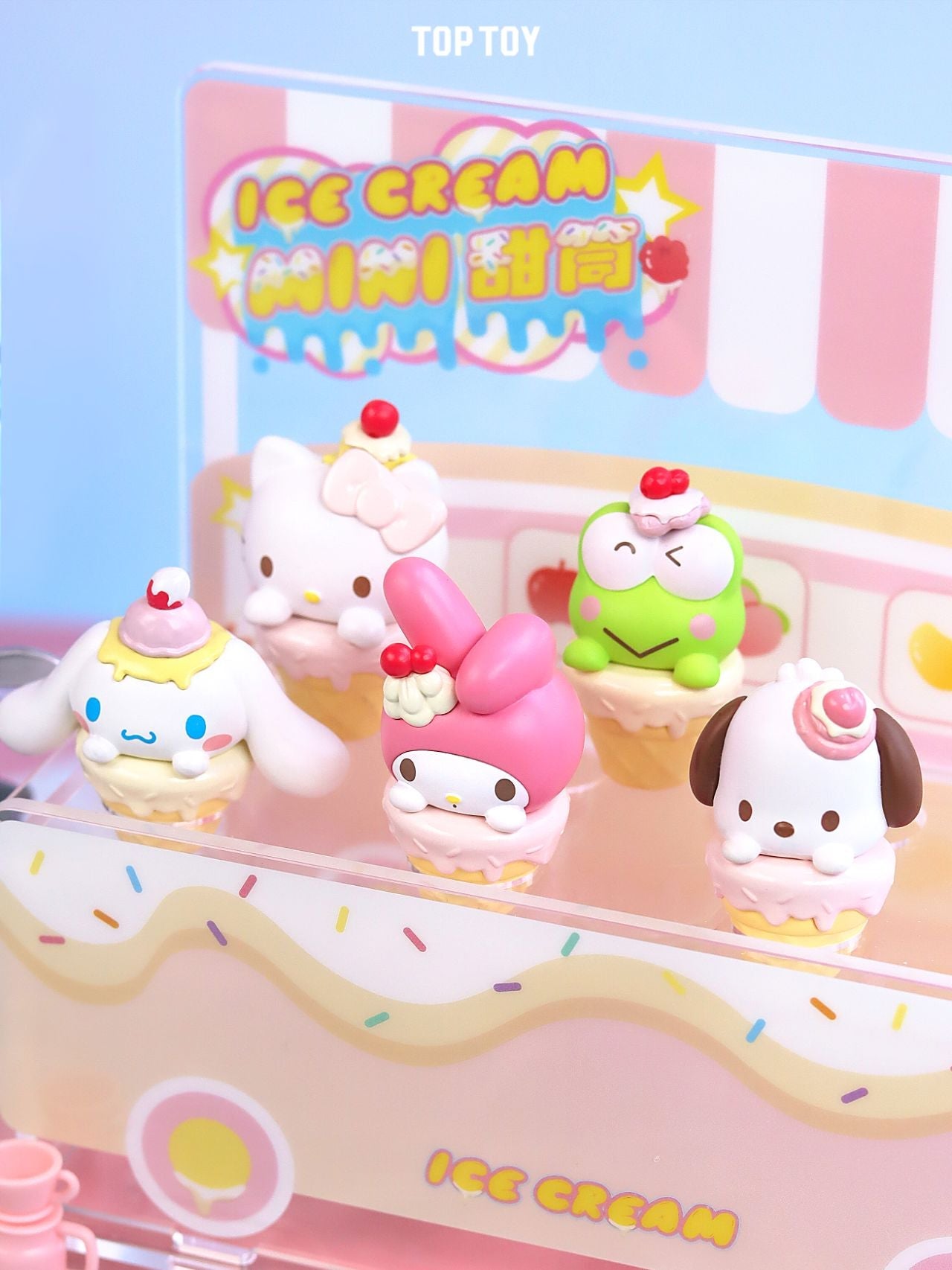 Sanrio Mini Ice Creams Blind Box（3 pcs in a bag） - kikigoods