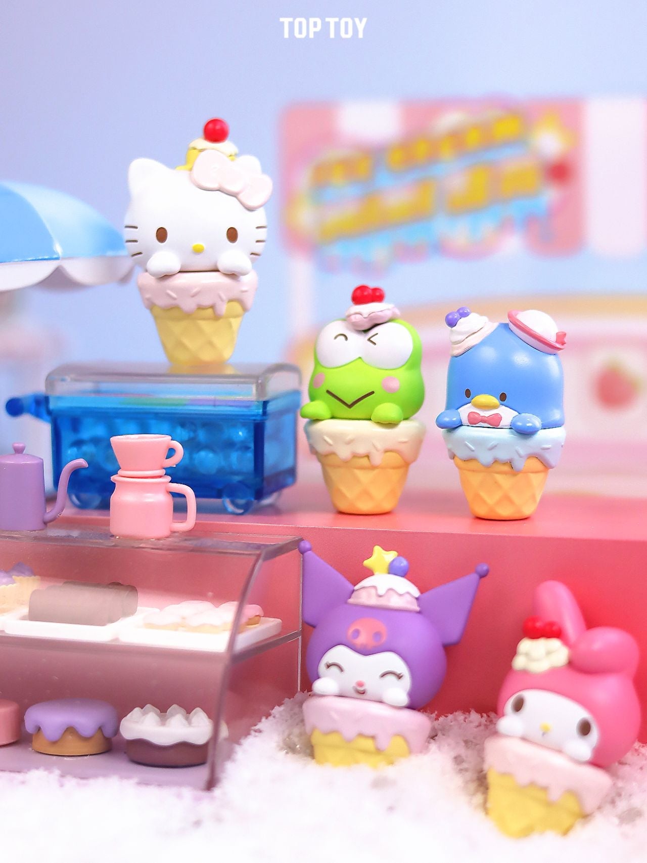 Sanrio Mini Ice Creams Blind Box（3 pcs in a bag） - kikigoods