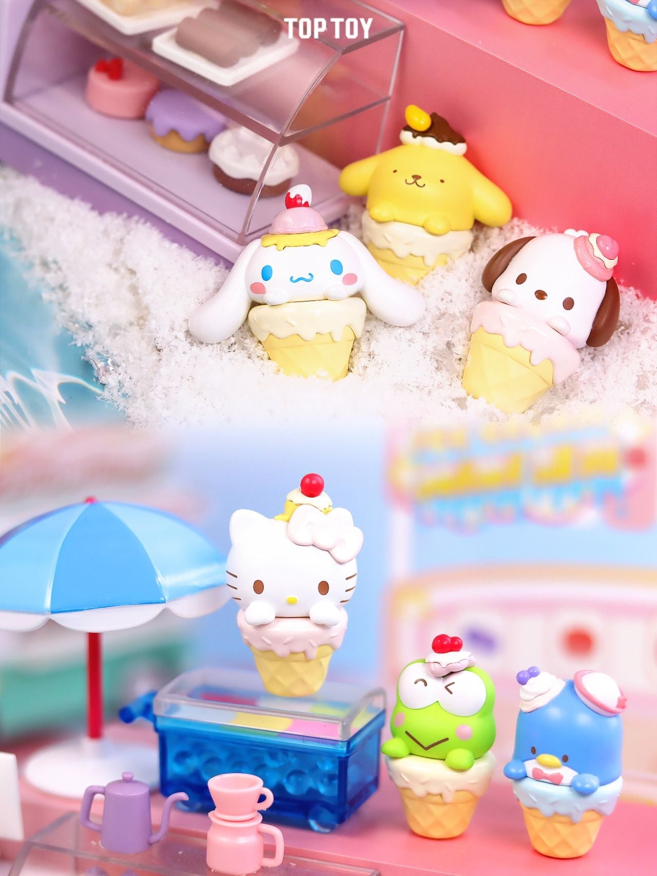 Sanrio Mini Ice Creams Blind Box（3 pcs in a bag） - kikigoods