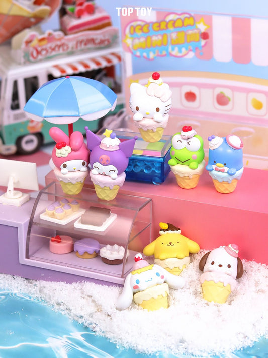 Sanrio Mini Ice Creams Blind Box（3 pcs in a bag） - kikigoods