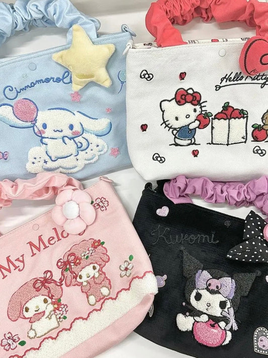 Sanrio Handbag Travel Purse Makeup Cosmetic Storage Bags Organizer - kikigoods