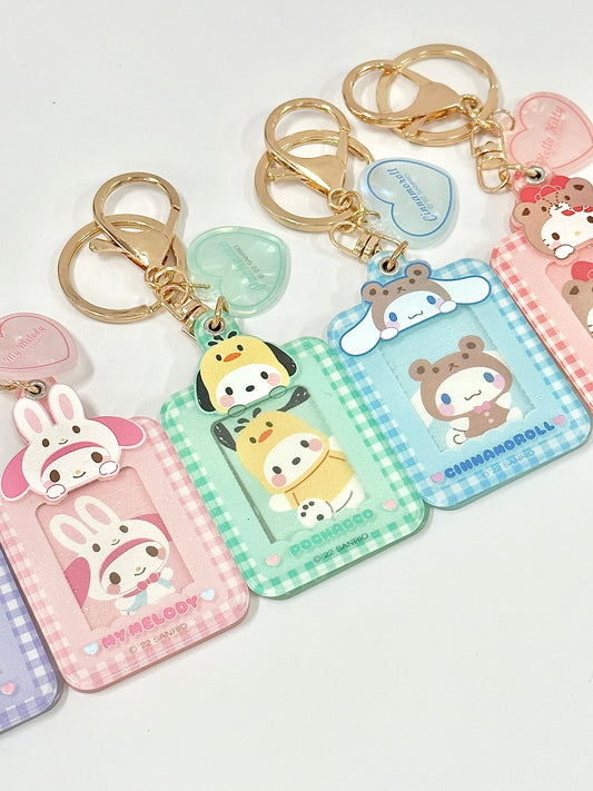 Sanrio Photocard Holder Keychains - kikigoods