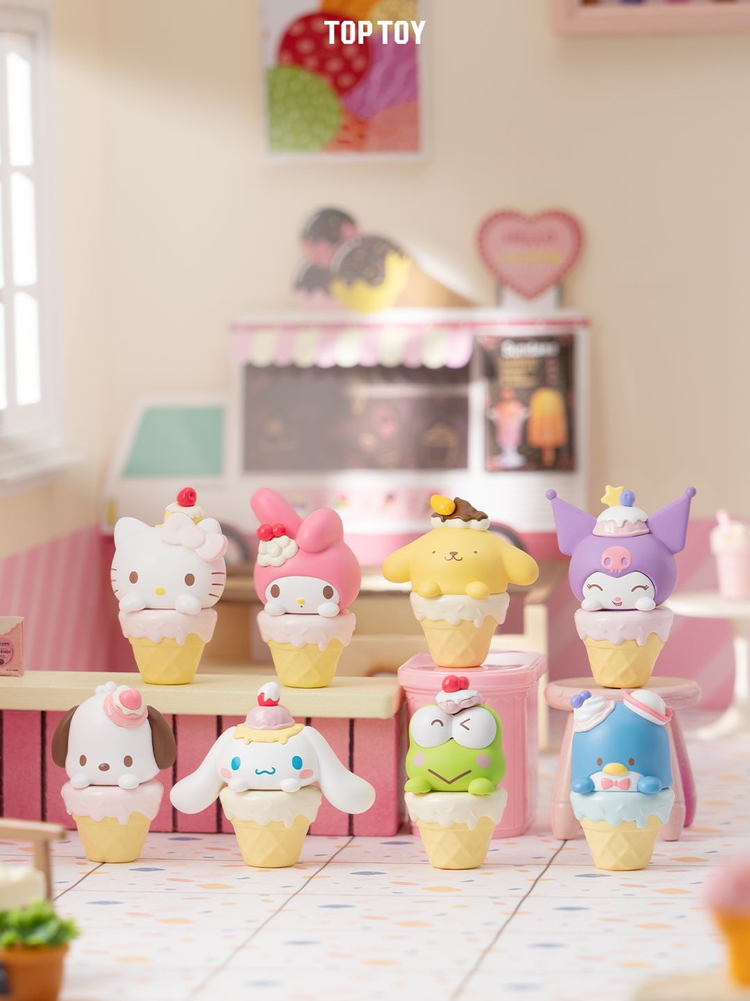 Sanrio Mini Ice Creams Blind Box（3 pcs in a bag） - kikigoods