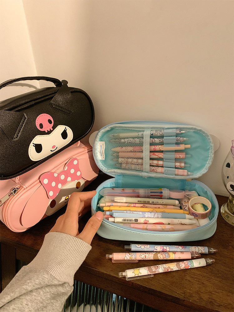 Sanrio Pencil Case Makeup Organizer Storage Makeup Bag Girls Case Bags - kikigoods