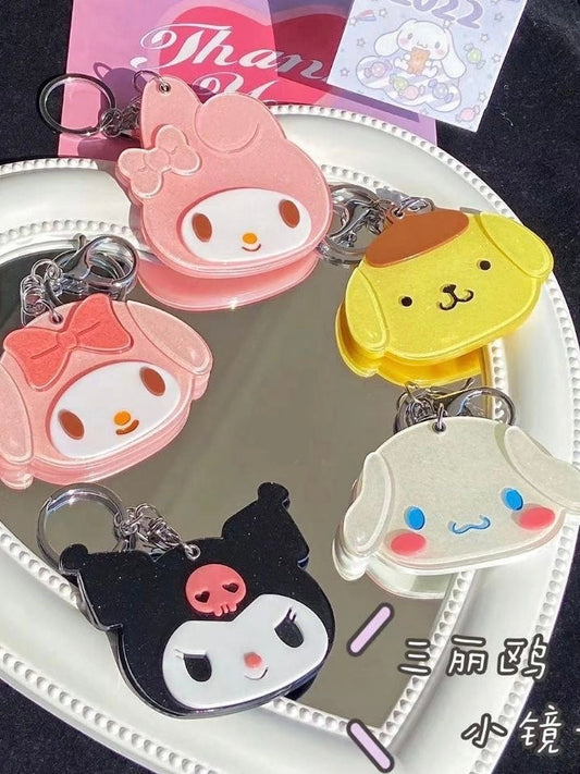 Sanrio Slider Mirror Keychain - kikigoods