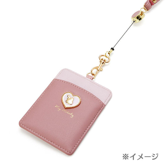 MyMelody Retractable Card Holder - kikigoods