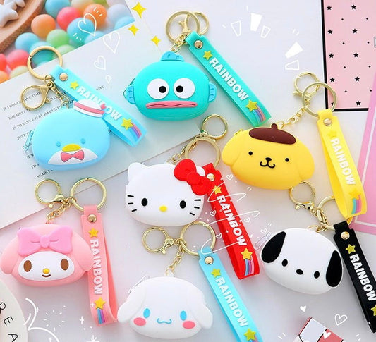 Sanrio Zipper Pouch Keychain - kikigoods