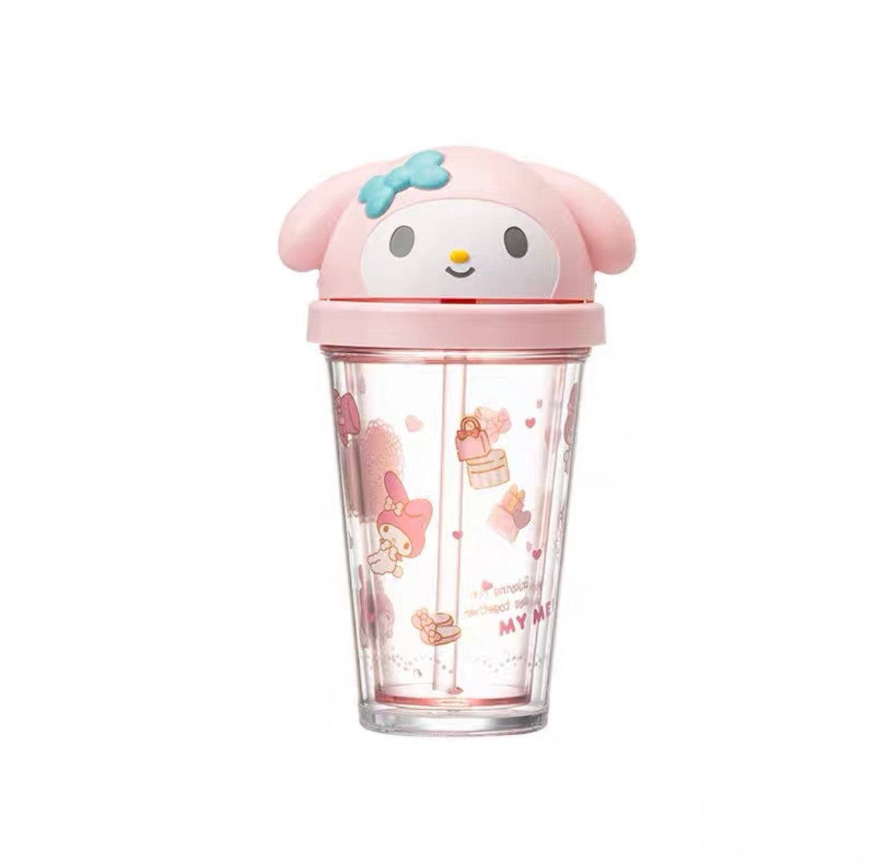 Sanrio Double Wall Straw Cup - kikigoods