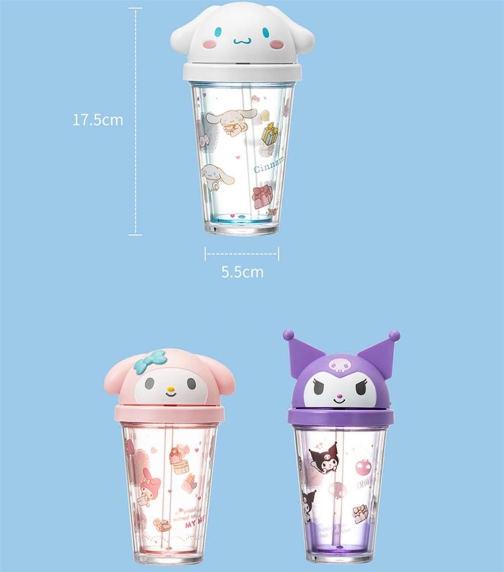 Sanrio Double Wall Straw Cup - kikigoods