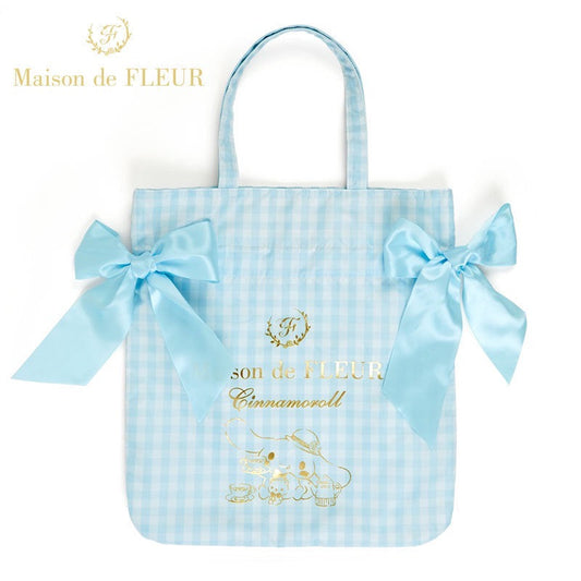 Sanrio x Maison De Fleur Cinnamoroll Gingham Tote Bag - kikigoods