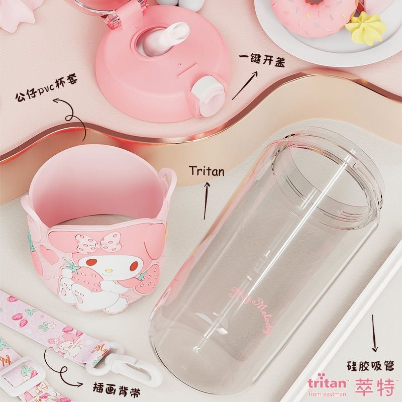 Sanrio Cartoon Water Bottle (650ml) - kikigoods